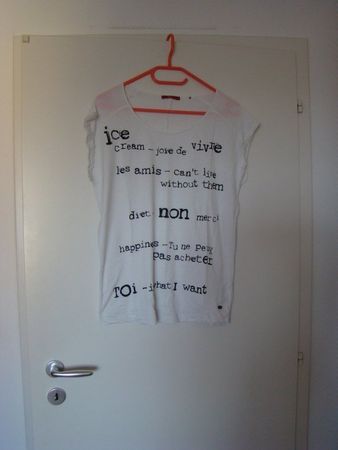 t-shirt écru, EDC