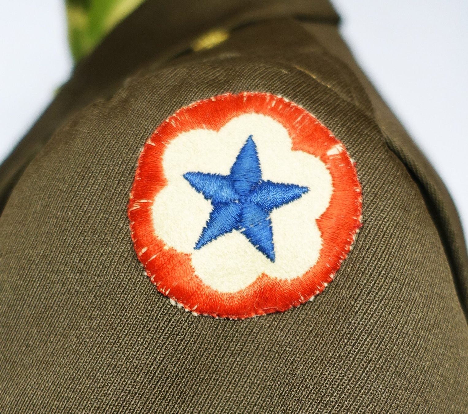 Uniformi: US Army Offizier Uniform Jacke 2.WK  gross – Usato da Kappelen venduto da Marmoe 3