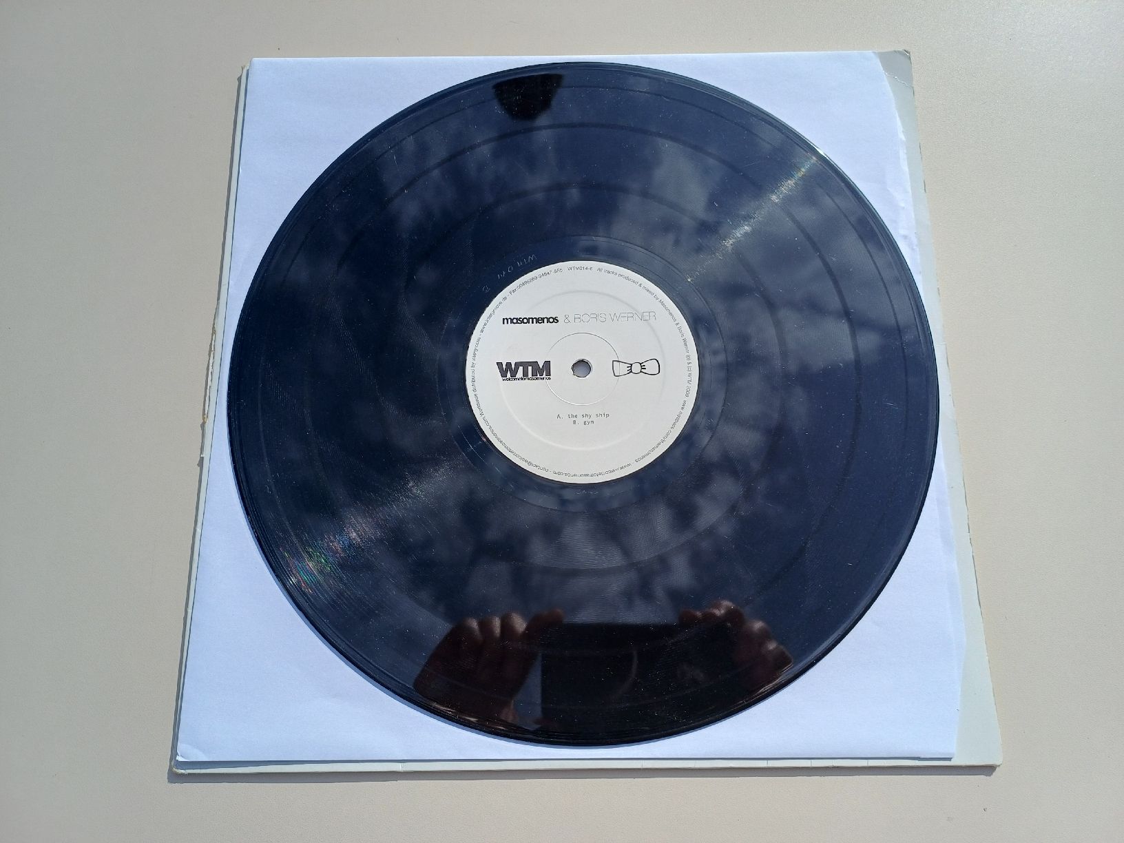 Schallplatten: Masemonos & Boris Werner "The shy ship/Gym" EP – Gebraucht aus Begnins von Drastic-Sound 3