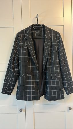 Blazer schwarz karriert
