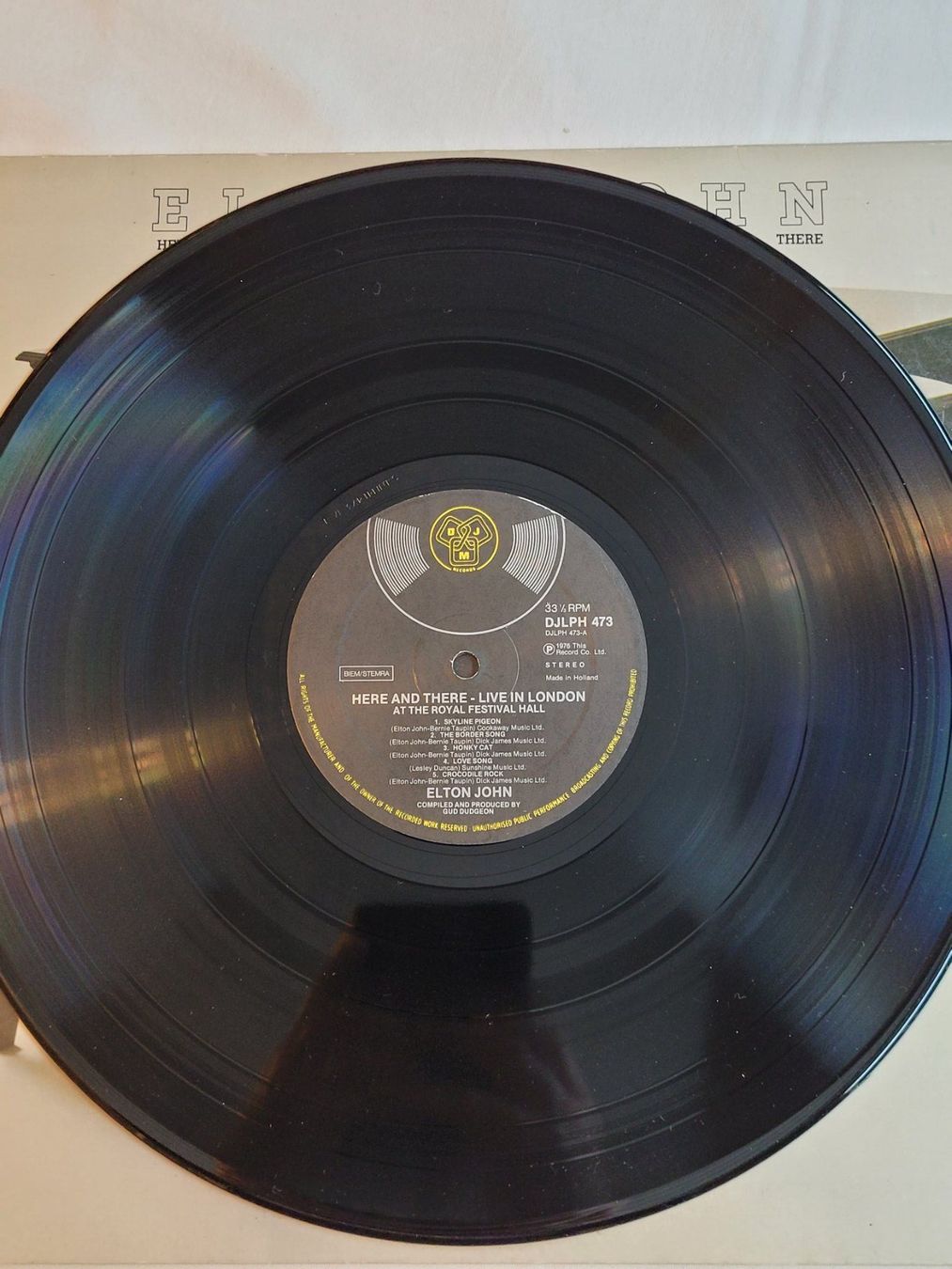 Schallplatten: Elton John - Here and There - Vinyle LP 33t – Gebraucht aus La Chaux-de-Fonds von reu_kx5l 2