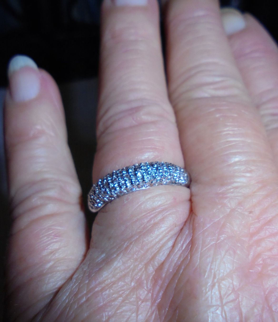 Anelli: Echtschmuck: Zirkon-Silberring 53/17 – Nuovo (secondo la descrizione) da Zuchwil venduto da maumauchi 4