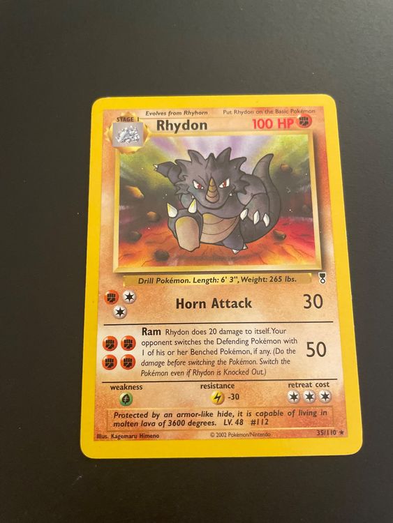 Rhydon 35/110 Rare - Legendary Collection (Gebraucht) in Zürich für CHF ...