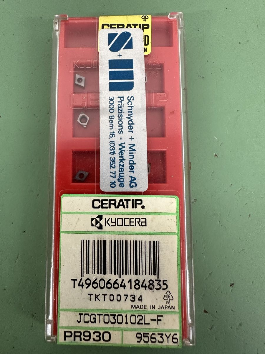 Tous les outils: Dreheinsatz, Turning inserts. – Neuf avec emballage d'origine à Aarberg par SNMachines