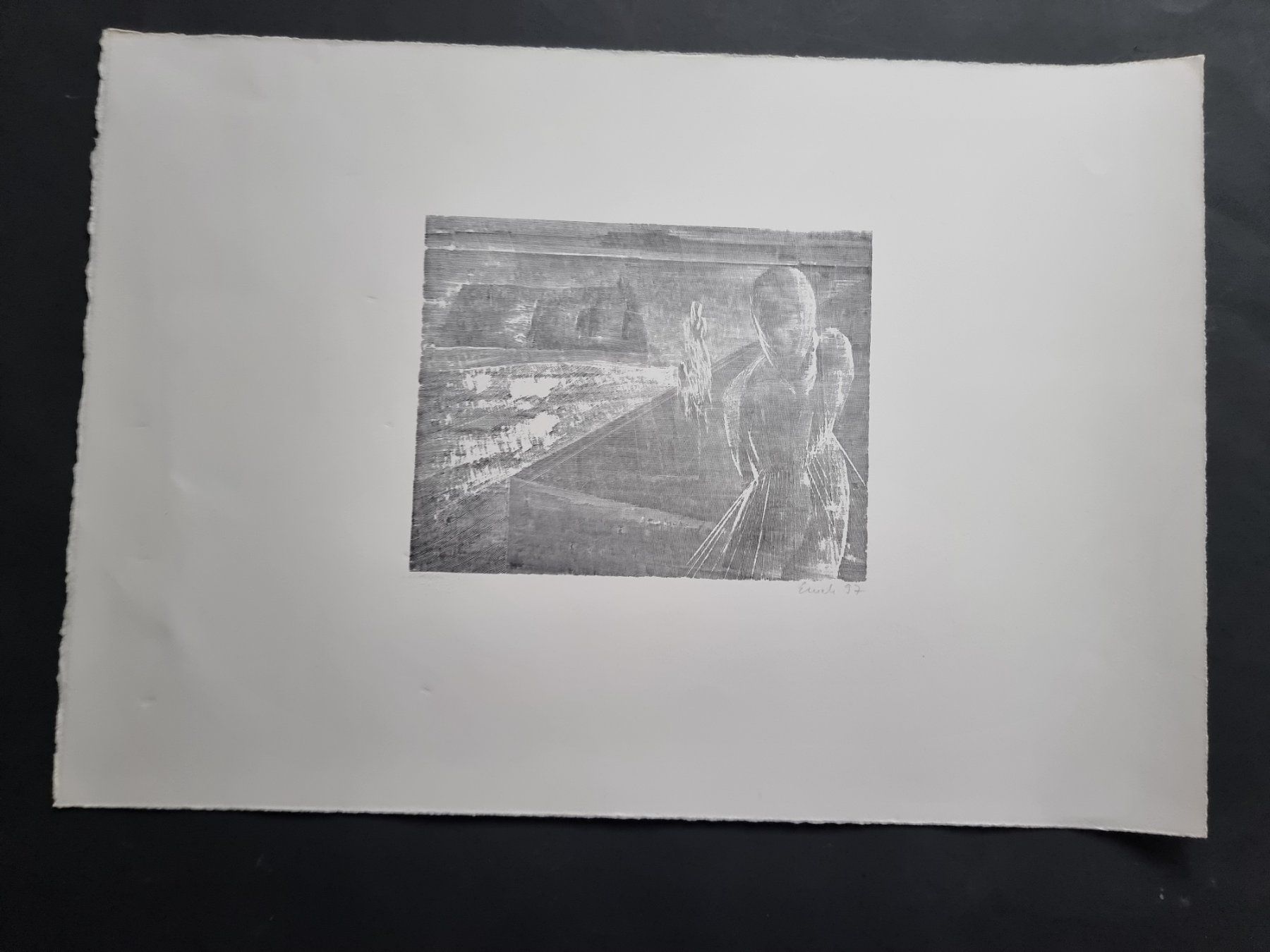 Grafiken & Lithographien: PETER EMCH  LITHOGRAPHIE SIGNIERT  DATIERT – Gebraucht aus Gersau von grafik-kunst 3