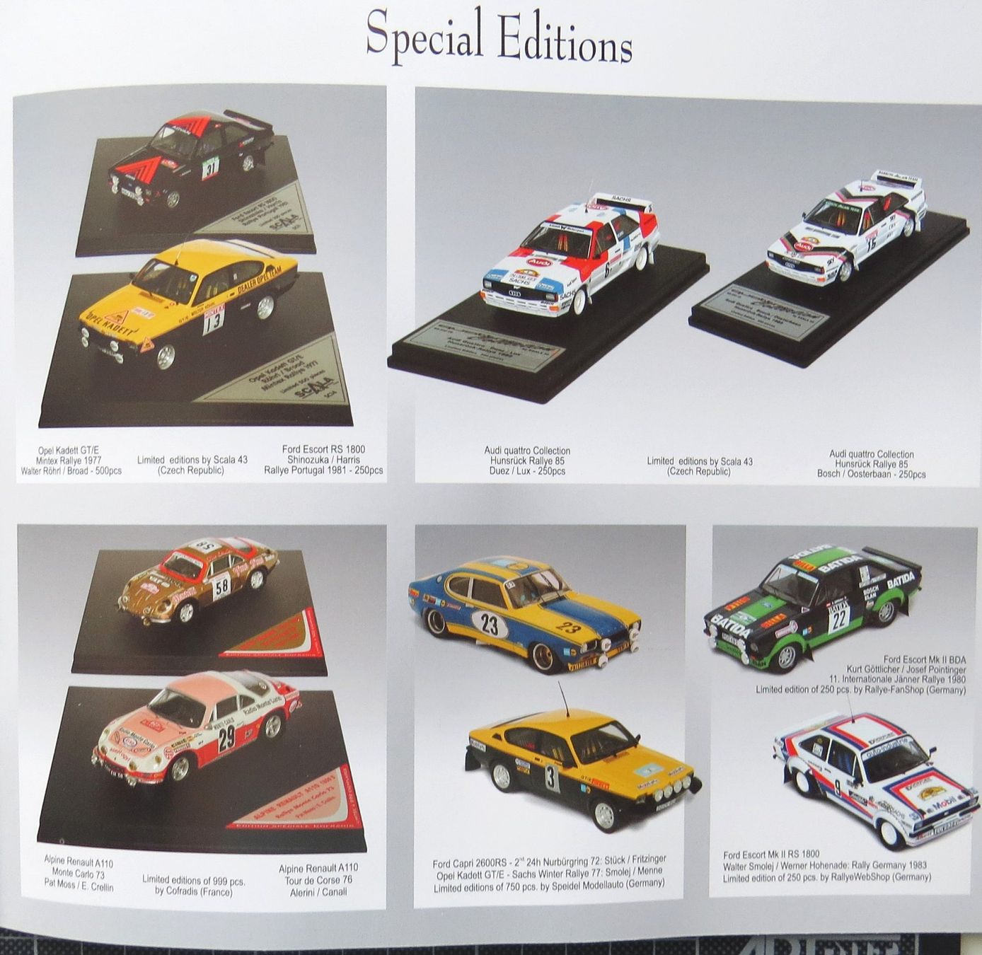 Modellini d'auto: Trofeu Modellautokatalog von 2010 – Nuovo (secondo la descrizione) da Ettingen venduto da campione_1 3