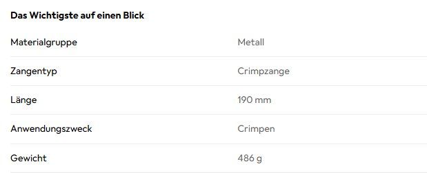 Knipex Tutti gli attrezzi: Knipex Crimpzange – Nuovo e nell'imballaggio originale da Langnau i.E. venduto da Ke.Bex 3