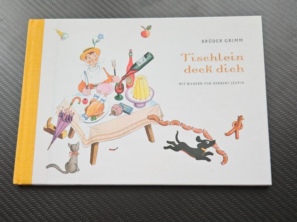 Libri: Brüder Grimm: Tischlein deck dich, Herbert Leupin Illustr... – Usato da Escholzmatt venduto da _die_Kaempferin