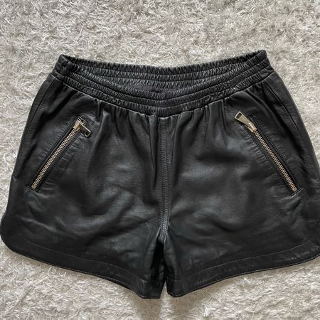 Kor@Kor Echtleder Shorts Schwarz M – Made in Italian 