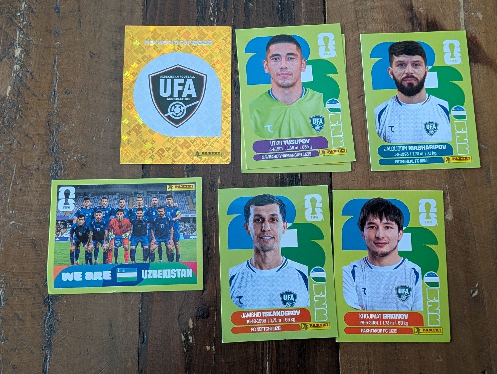Panini Cartes à collectionner: Panini Uzbekistan – Neuf (Voir description) à Gebenstorf par fa1zz
