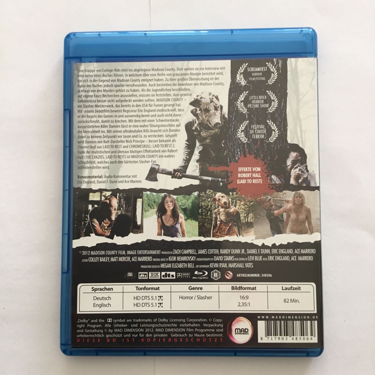 Tutti i DVDs: Madison County Blu Ray Unrated – Nuovo (secondo la descrizione) da Blauen venduto da berlingo65 1