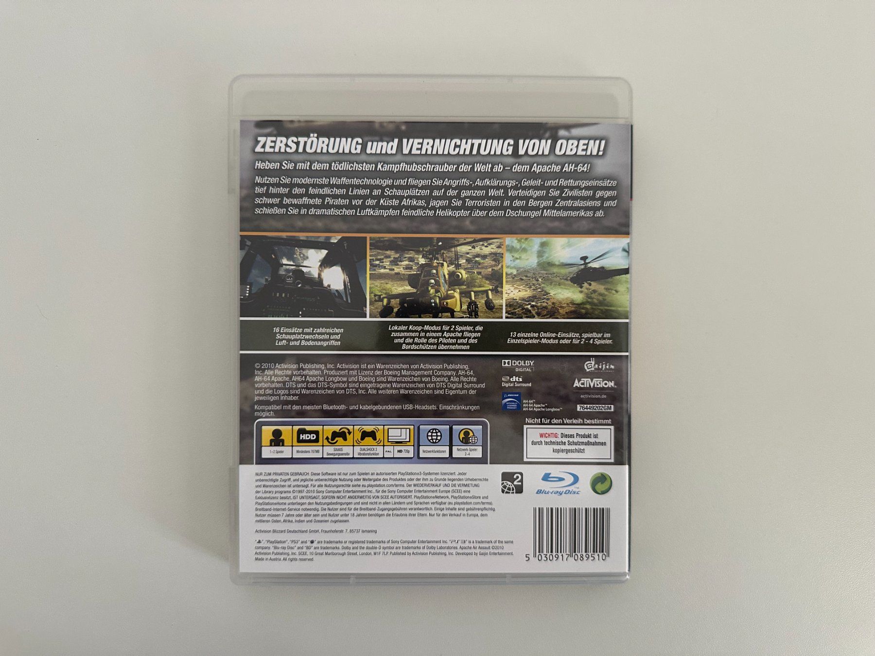 Sony Giochi: Apache Air Assault, Sony Playstation 3, PS3 – Usato da Couvet venduto da nay_prh5 2