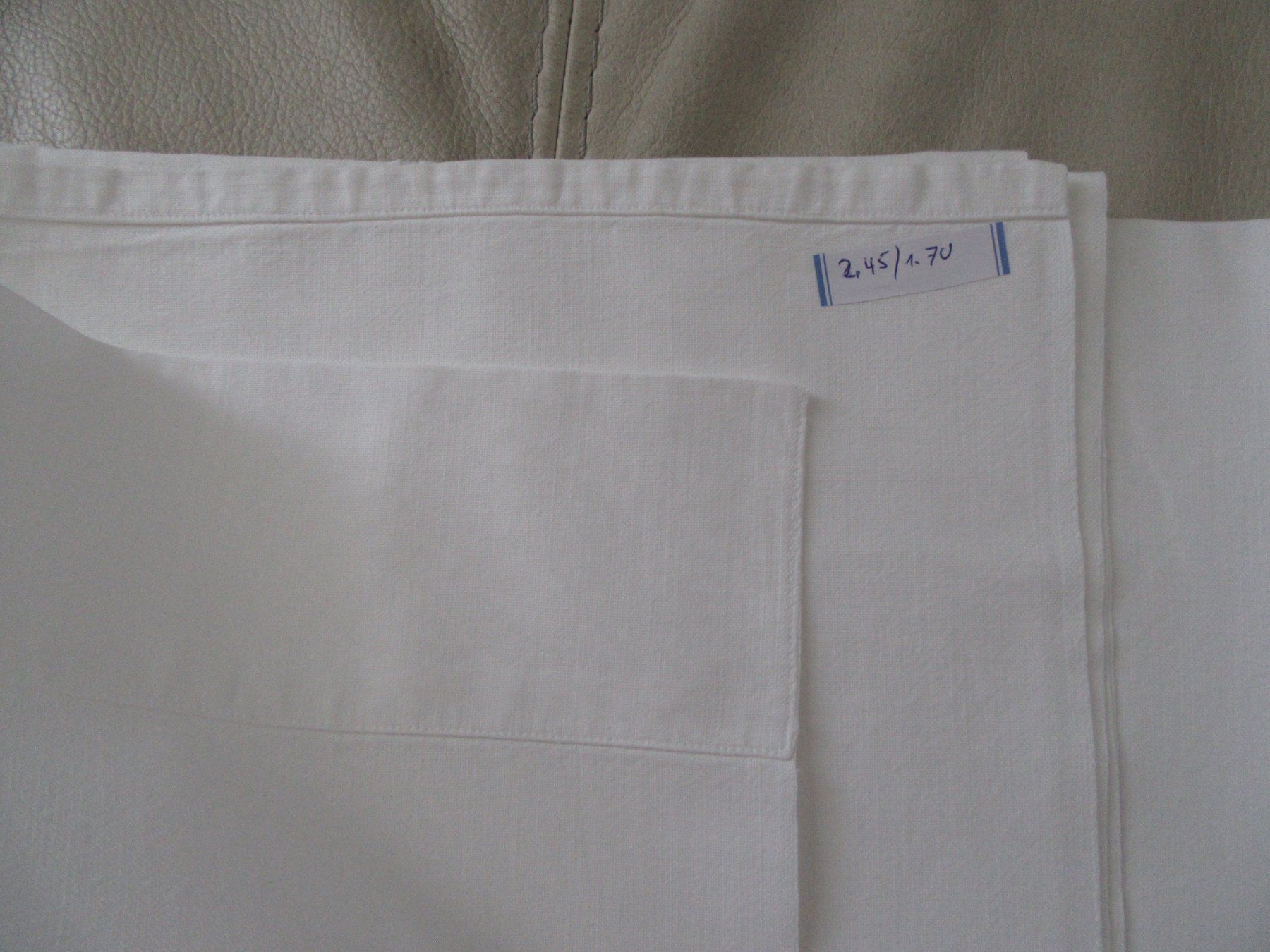 Biancheria da letto: Leintuch mit Stickerei u. Monogramm HB – Nuovo (secondo la descrizione) da Mels venduto da Sandylein 4