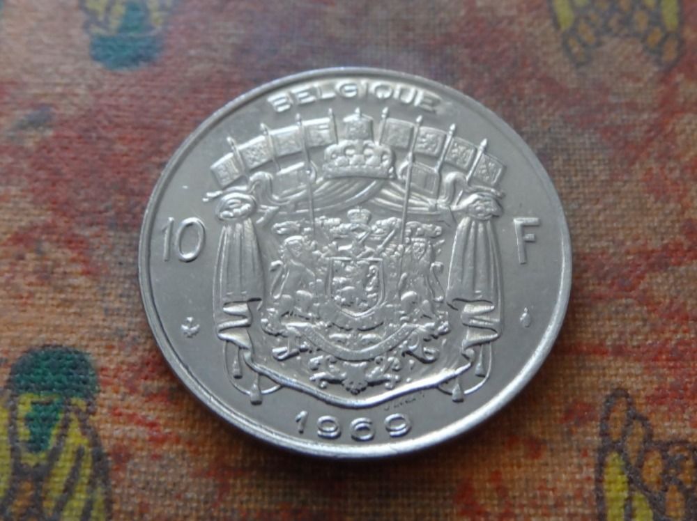 Tutti le monete: BELGIQUE  10  Francs  1969 – Usato da Romanel-sur-Lausanne venduto da Swift13