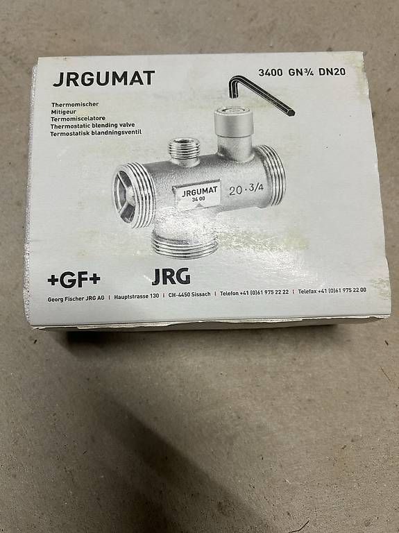 Rubinetteria: JRGUMAT dn 20 – Nuovo e nell'imballaggio originale da Bursins venduto da gon_c9sb