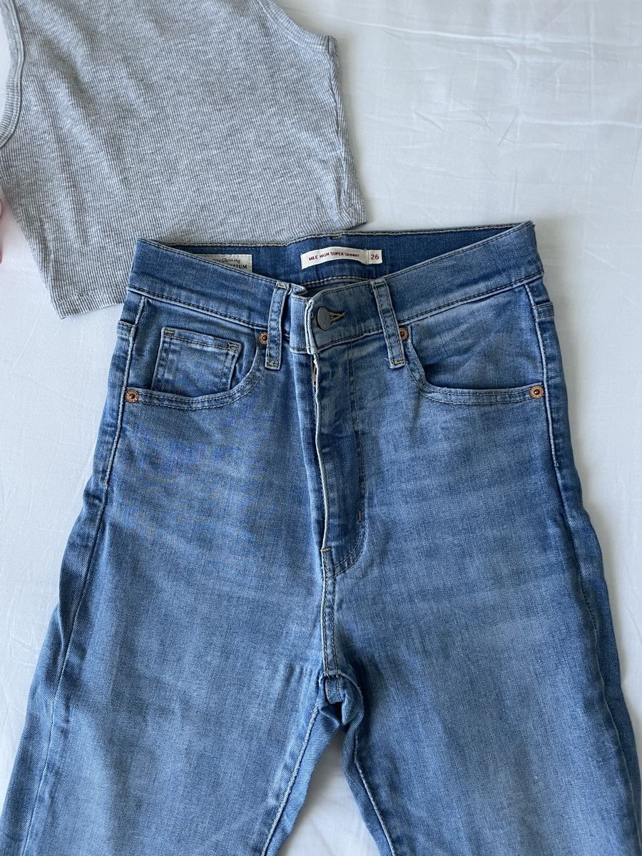 Levi's Jeans: Levi's Mile High Super Skinny – Gebraucht aus Concise von Lae99 1