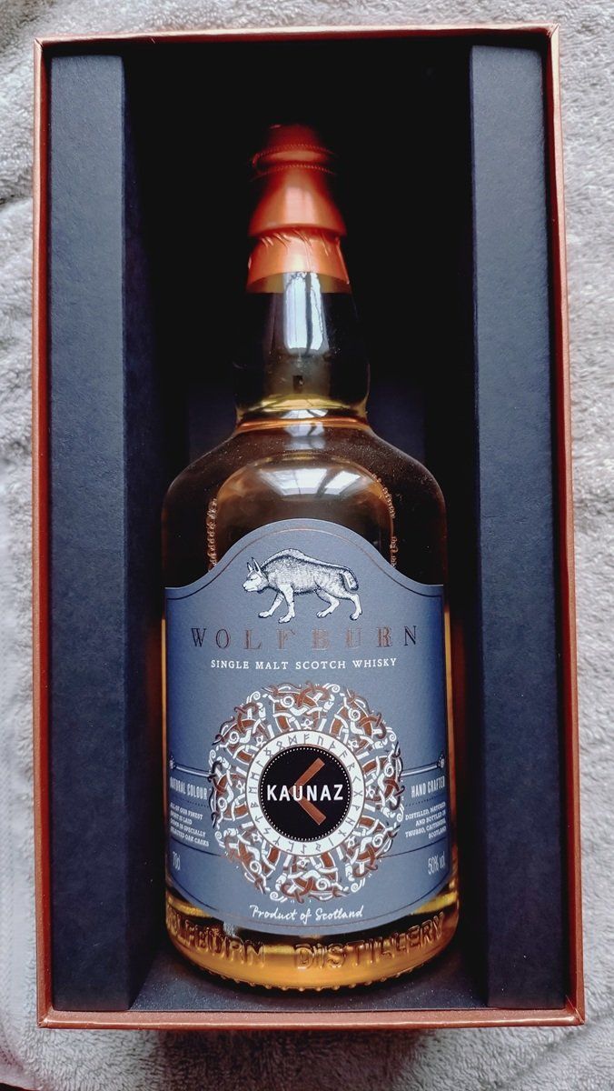 Wolfburn Bevande alcoliche: Wolfburn KAUNAZ – Nuovo e nell'imballaggio originale da Grüningen venduto da Stargazer 1