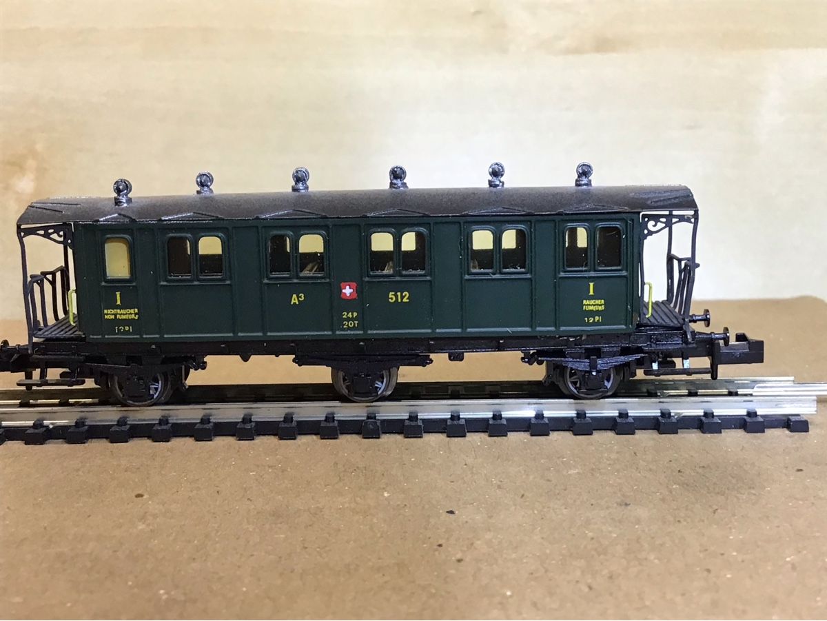 Wabu Modelleisenbahnen: WABU SBB A3 512, Spur N – Gebraucht aus Bergdietikon von Bergler-64 2