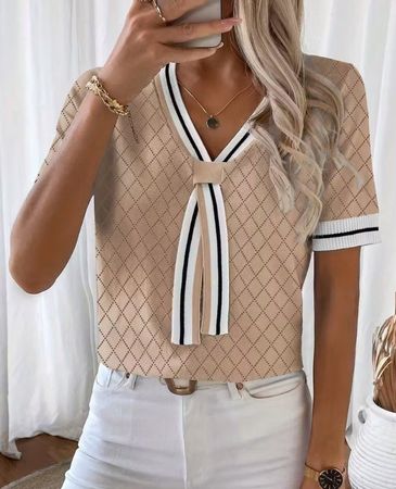⚜️ Sommerlicher Strickpullover, beige, Gr. M - NEU!