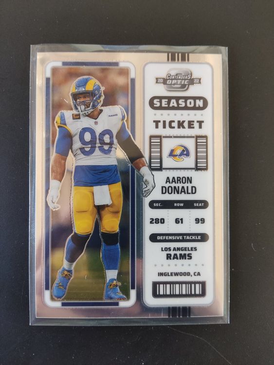 2022 Contenders Optic AARON DONALD Season Ticket | Kaufen auf Ricardo