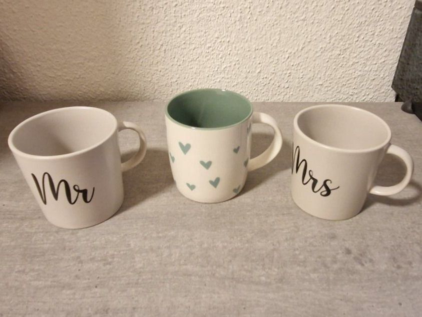 Tazze: 3 Kaffee- / Tee-Tassen – Usato da Buchs SG venduto da iva_5msb