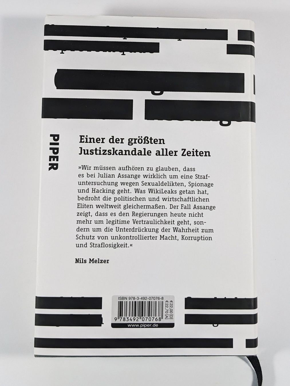Libri: Der Fall Julian Assange von Nils Melzer - Neu – Nuovo (secondo la descrizione) da Meilen venduto da GypsyCat 1