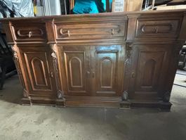 Buffet italien vintage en bois massif