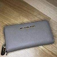 Portefeuille Michael Kors, état impeccable, gris taupe