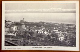 Neuchâtel - Belle vue générale ancienne