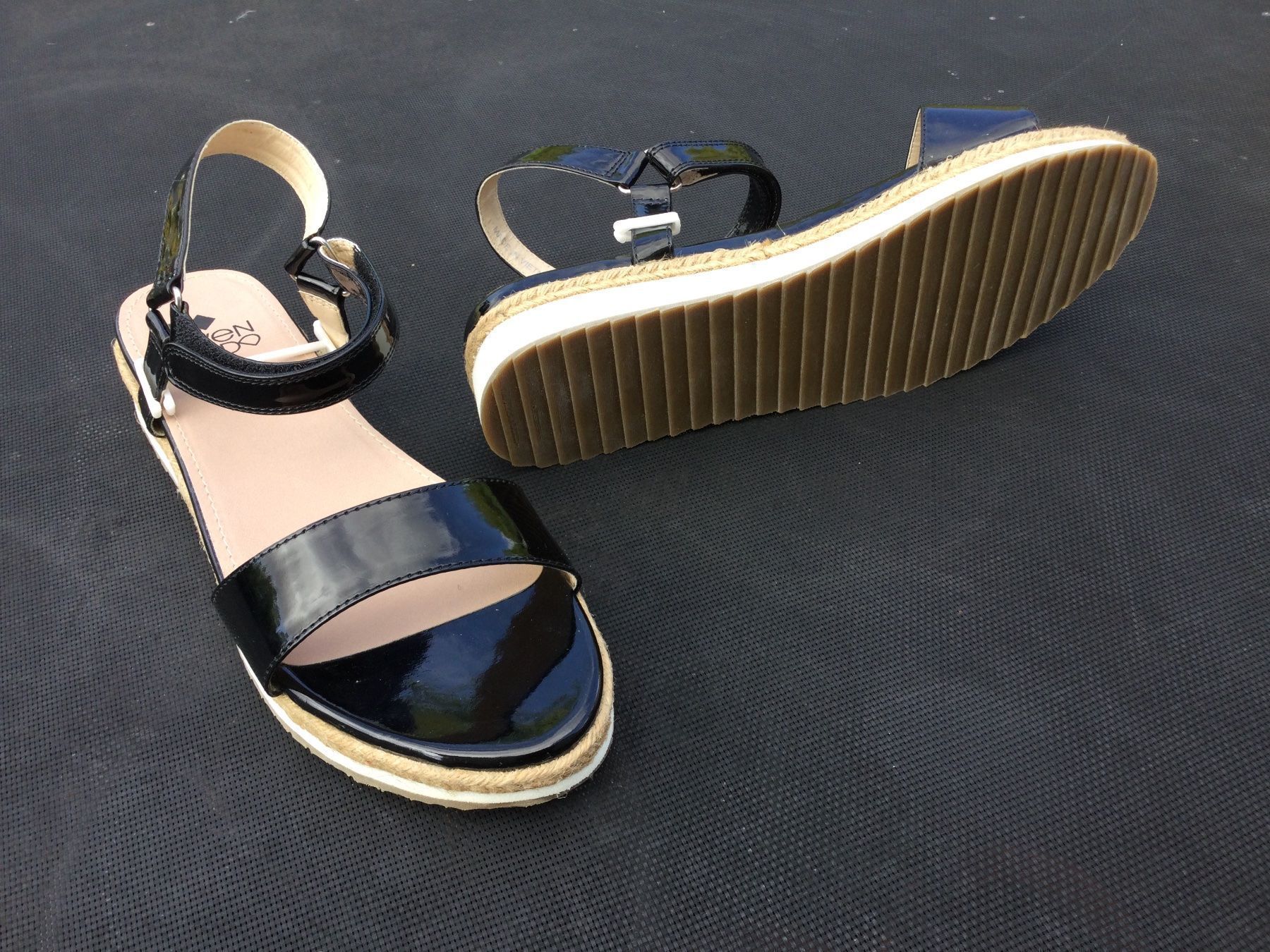 Scarpe da donna: Sandalettes noires vernis EVEN&ODD new – Nuovo e nell'imballaggio originale da Agiez venduto da chouchanelle 3