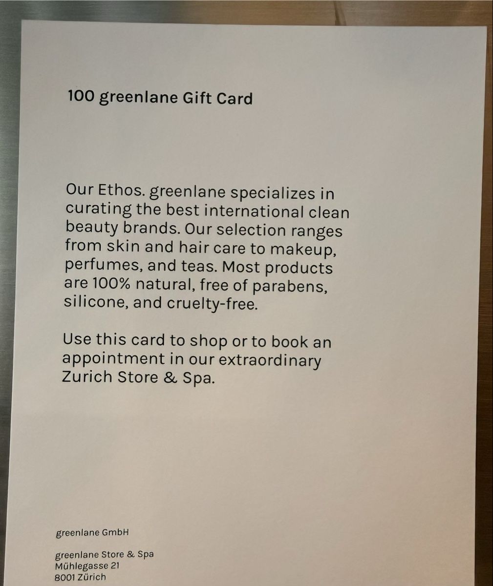 Gutscheine: Greenlane Gutschein – Neu (gemäss Beschreibung) aus Reichenburg von Benutzer123_