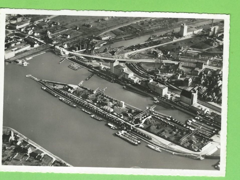 Cartoline postali: Basel Rheinhafen (Fliegeraufname) – Usato da Zürich venduto da t24_de