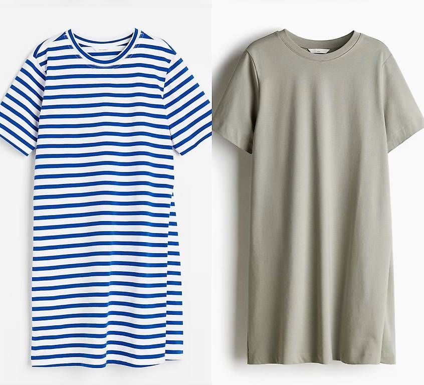 H&M Vestiti: 2x MAMA T-SHIRT-KLEID MIT STILLFUNKTION – Usato da Zürich venduto da domeldidom