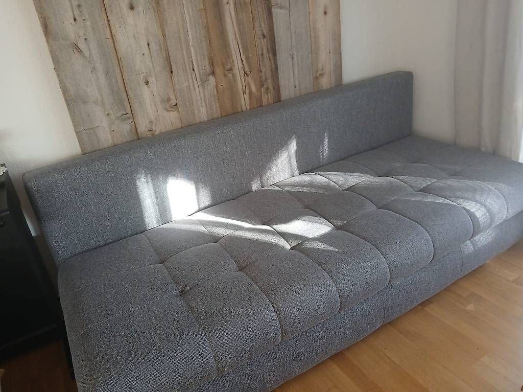 Sofas: Sofa Stoff, Bettsofa – D'occasion à Grosswangen par Spieler10 2