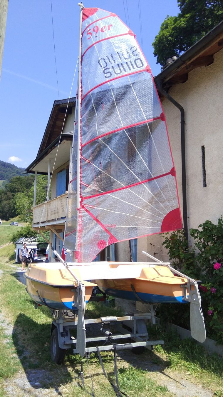 Barche: Catamaran d'aventure avec remorque routière – Usato da Petit-Lancy venduto da saillord 3