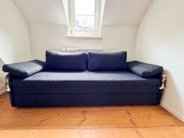 Gratis Schlafsofa – bequem, aber  mit Katzenschäden 🐱