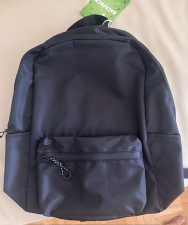 Rucksack schwarz, 41,5x28,5x13,5 cm
