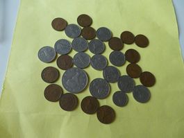 Zimbabwe, Konvolut alte Münzen