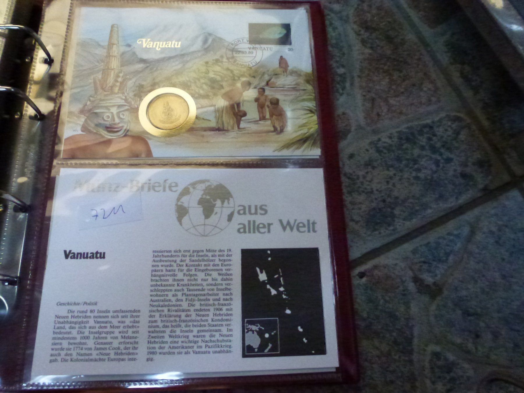 Alle Münzen: Münzbrief Vanuatu – Gebraucht aus Olten von Disc-Verkauf