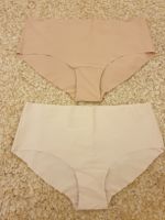 Lot 2 slips neufs, S, beige, écru, effet seconde peau 