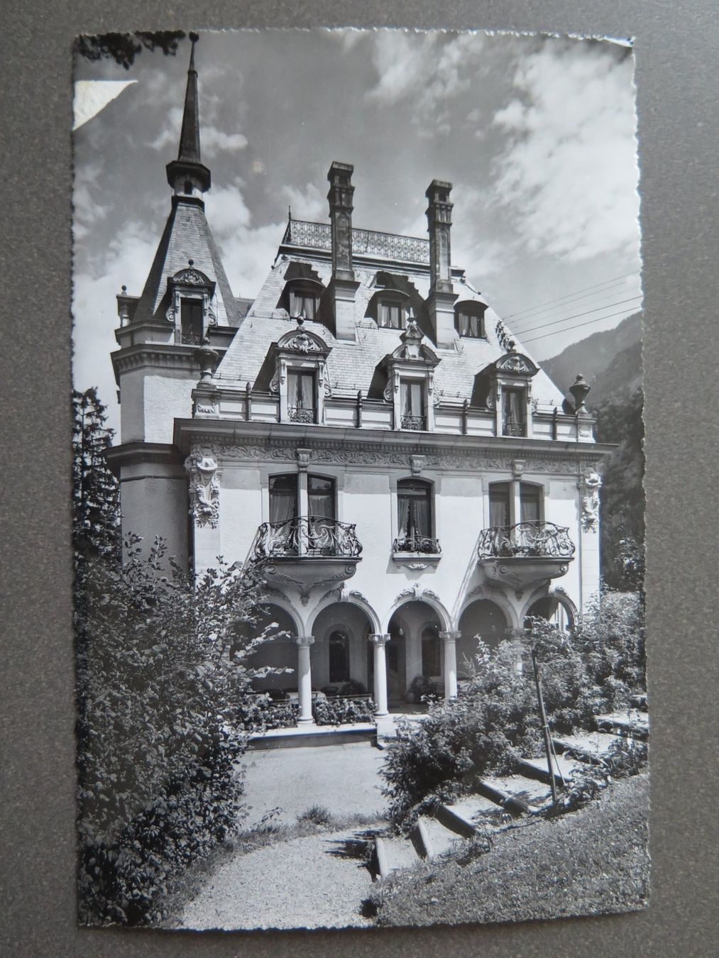 Cartoline postali: ISELTWALD - SPRACH- UND HANDELSSCHULE BURG – Usato da Wittenbach venduto da lipasal