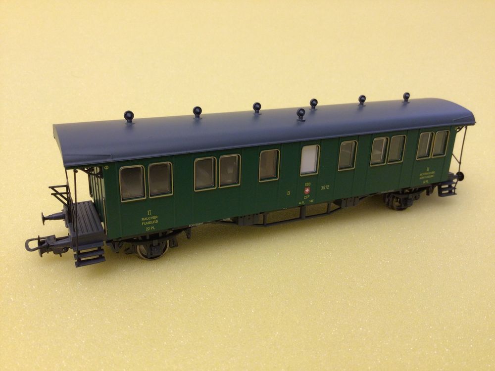 Liliput 334480 SBB Personenwagen Oldtimer H0 (Neu und originalverpackt ...