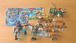 LEGO Chima Kiste/ Sammlung mit einigen LEGO Figuren