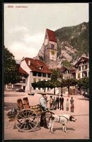 Interlaken, Milchtransport per Hundegesp