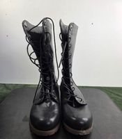 Schwarze Stiefel Leder Boots Grösse 41 – Neu