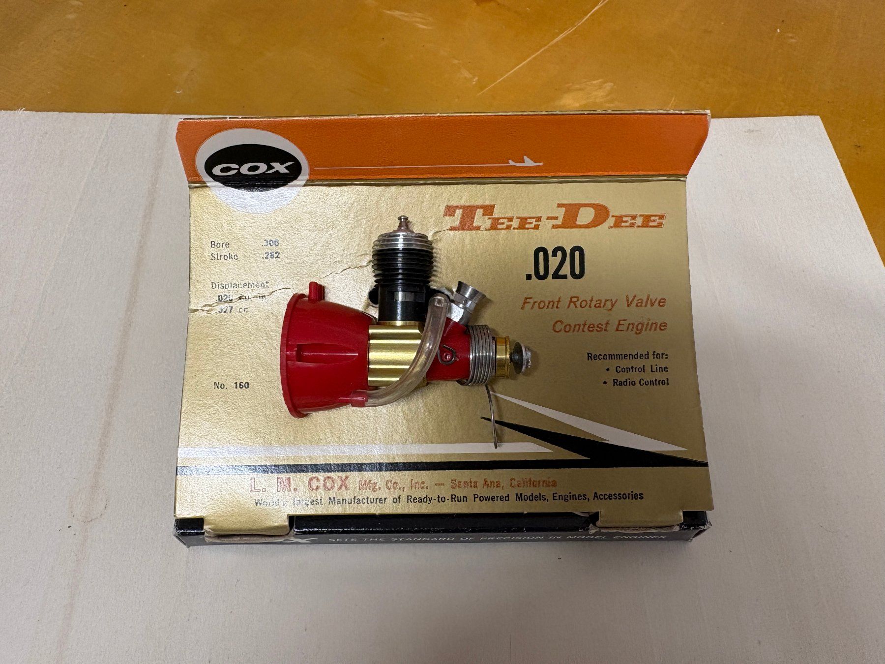 Motoren: COX Tee Dee .020 , Neu, – Neu und originalverpackt aus Härkingen von ab5_xx5k