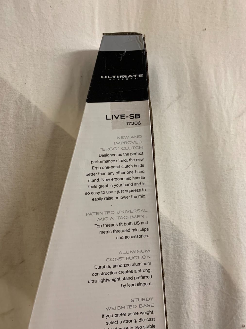 Instrumenten-& Notenständer: Ultimate Support Live-SB Mikrofonständer (S325) – Neu und originalverpackt aus Däniken SO von Profog1 5