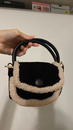 Tasche mit Teddyfell