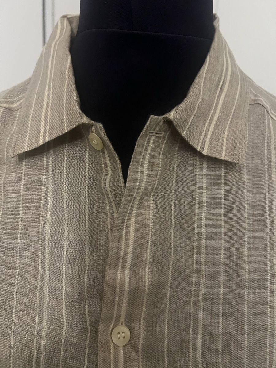 Completi: Grigio Perla Leinen-Set Neu !gestreift Gr. Xl Sommer-Look 48 – Nuovo e nell'imballaggio originale da malters venduto da Vogue2024 3