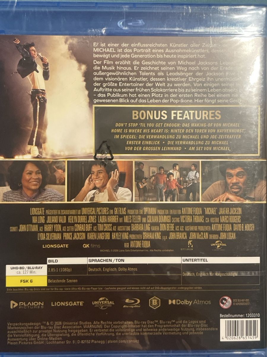 Tutti i DVDs: Michael  (2026) – Nuovo (secondo la descrizione) da Waldenburg venduto da Gonzo8 1